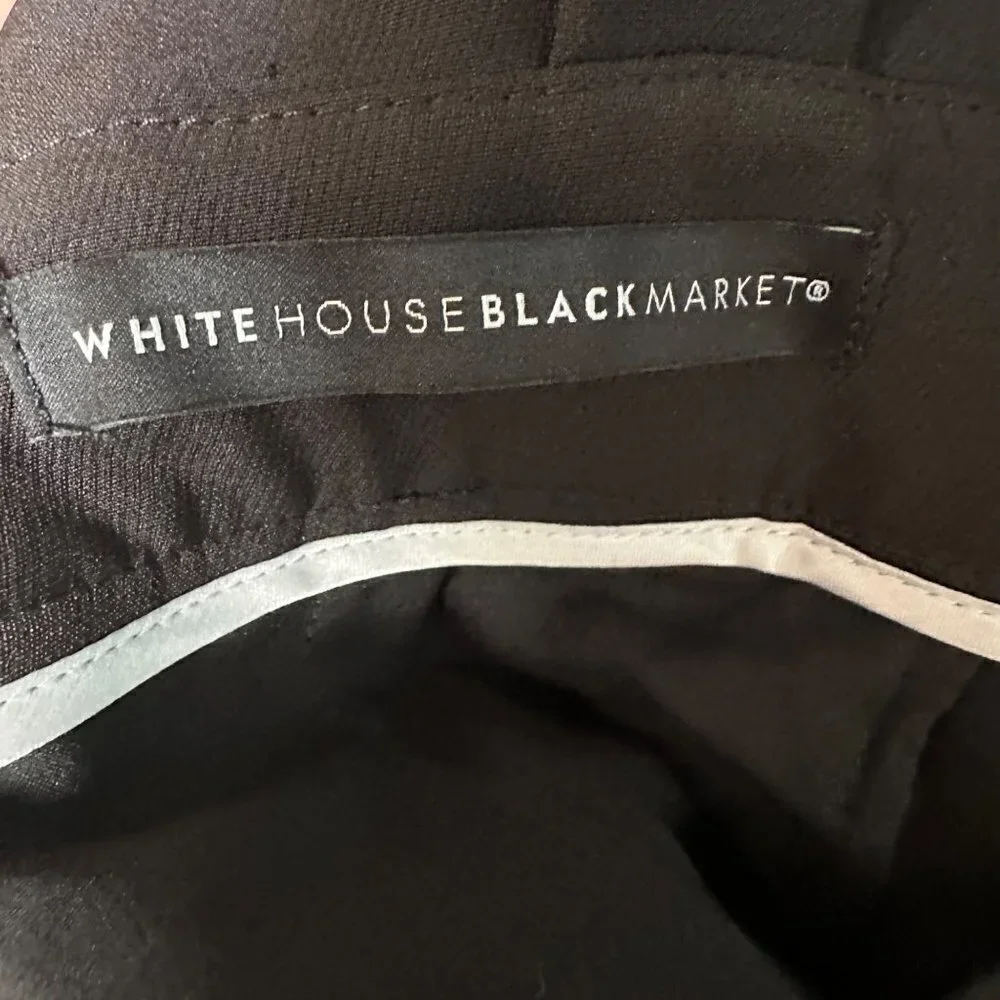 White House Black Market Tapered Ankle Belted High Rise Womens Dress Pants Sz 00